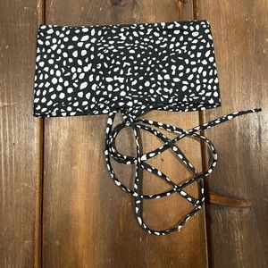 Shein Lace Up Bikini